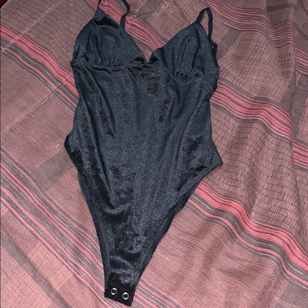 Black Velvet Bodysuit